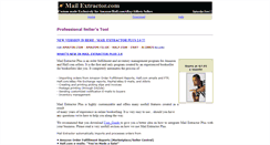Desktop Screenshot of mailextractor.com