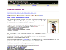 Tablet Screenshot of mailextractor.com